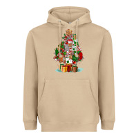 Mushroom nurse christmas tree Heavyweight Hoodie - FaDigitalArtStudio