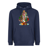 Nurse Christmas Tree Heavyweight Hoodie | Teevron