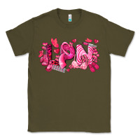 Army Green lpn breast cancer certified nursing assistant Classic Tee - LillyAllenDesigns