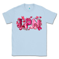 Dusty Blue lpn breast cancer certified nursing assistant Classic Tee - LillyAllenDesigns