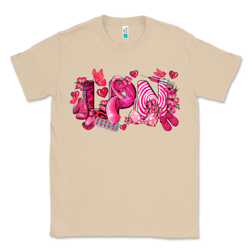 Lpn Breast Cancer Certified Nursing Assistant Classic Tee by LillyAllenDesigns | Teevron