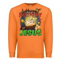 Carrot happy birthday jesus Premium Sweatshirt - FaDigitalArtStudio