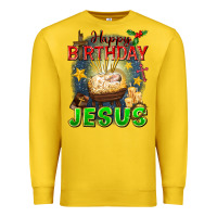 Lemon happy birthday jesus Premium Sweatshirt - FaDigitalArtStudio