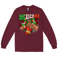 Burgundy Mexicana sneakers Long Sleeve Tee - RanaPortraitStore