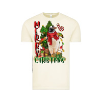 Merry Christmas Penguin Vintage Tee | Teevron