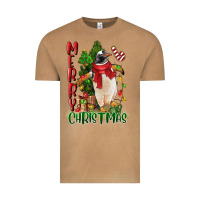 Vintage Camel merry christmas penguin Vintage Tee - LillyAllenDesigns