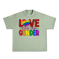 Oil Green love has no gender Urban Heavy Tee - Artiststas