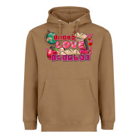 Toasted Coconut Valentine's Day Teach Love Inspire Heavyweight Hoodie - FaDigitalArtStudio