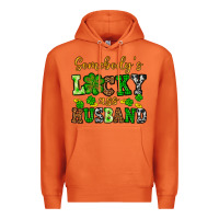 Carrot St. Patrick's Somebody's lucky as husband Premium Hoodie - OliviaCreatesArt