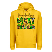 Lemon St. Patrick's Somebody's lucky as husband Premium Hoodie - OliviaCreatesArt