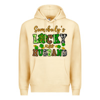 Pina Colada St. Patrick's Somebody's lucky as husband Premium Hoodie - OliviaCreatesArt