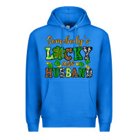 True Royal St. Patrick's Somebody's lucky as husband Premium Hoodie - OliviaCreatesArt