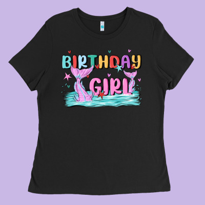 Birthday Girl Ladies Tee Designed By Maliassmallbusiness