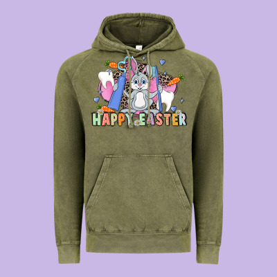 Easter Easter Dental Vintage Hoodie Designed By Lillyallendesigns