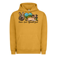 Pigment Peanut Butter Peace Love Spanish Goat Urban Hoodie - LillyAllenDesigns