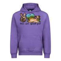 Peace Love Spanish Goat Urban Hoodie | Teevron