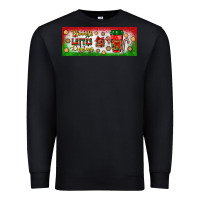 Black flannels lattes leggings Premium Sweatshirt - BundleAndBundleShop