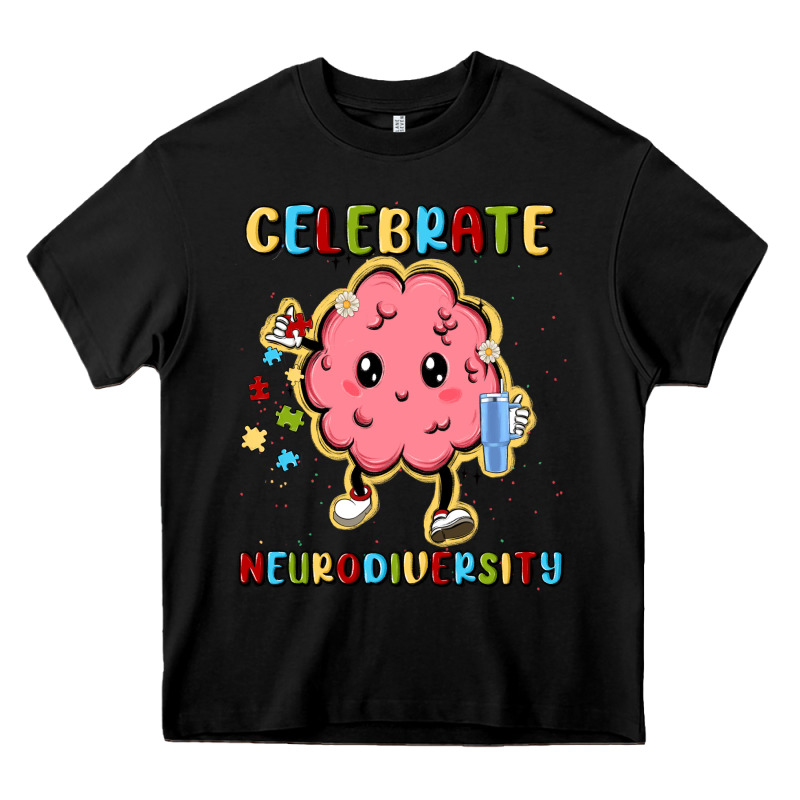 Celebrate Neurodiversity Heavy Core Tee by MaliasSmallBusiness | Teevron