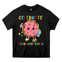 Black celebrate neurodiversity Heavy Core Tee - MaliasSmallBusiness