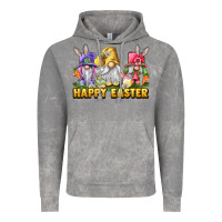 Cloud Rock Happy Easter gnomies Vintage Hoodie - LillyAllenDesigns