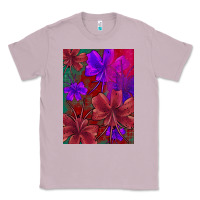Lilac floral pattern Classic Tee - JahusDesignShop