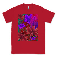 Red floral pattern Classic Tee - JahusDesignShop
