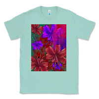 Seafoam floral pattern Classic Tee - JahusDesignShop