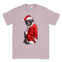 Lilac Chimpanzee With Santa Clothes Classic Tee - LillyAllenDesigns