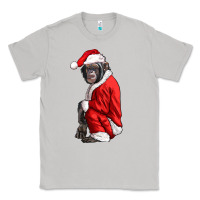 Moon Dust Chimpanzee With Santa Clothes Classic Tee - LillyAllenDesigns