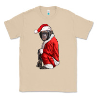 Mushroom Chimpanzee With Santa Clothes Classic Tee - LillyAllenDesigns