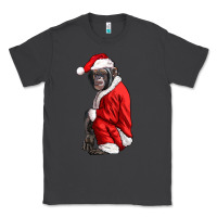 Smoke Chimpanzee With Santa Clothes Classic Tee - LillyAllenDesigns