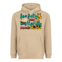 Mushroom Fearfully And Wonderfully Made Heavyweight Hoodie - BundleAndBundleShop