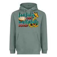 Sage Fearfully And Wonderfully Made Heavyweight Hoodie - BundleAndBundleShop