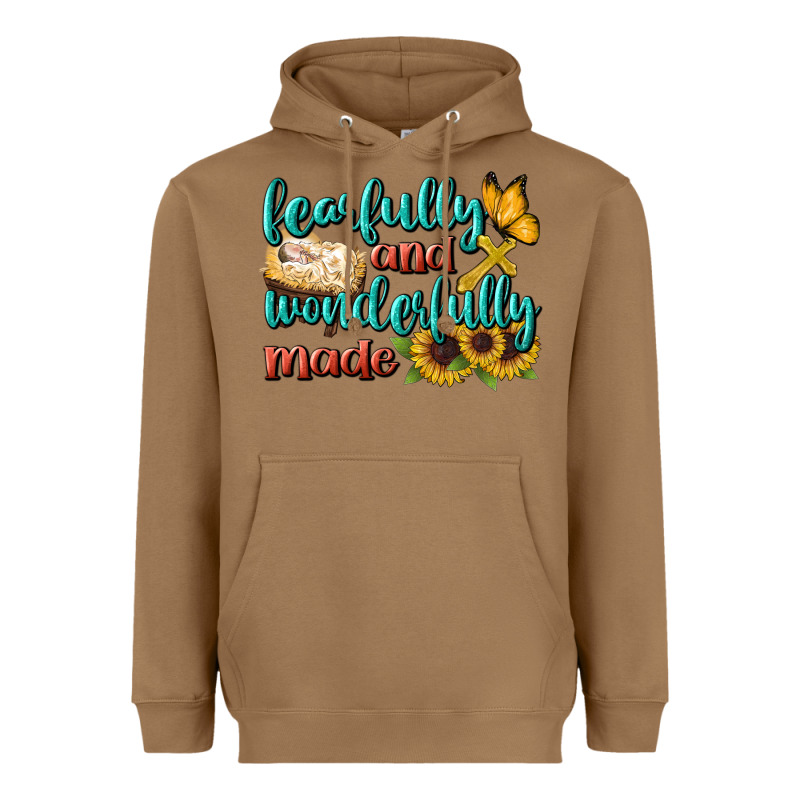 Fearfully And Wonderfully Made Heavyweight Hoodie by BundleAndBundleShop | Teevron