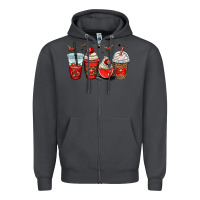 Smoke ladybug coffee cups Zipper Hoodie - OliviaCreatesArt