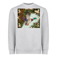 Heather Grey duck hunting Heavyweight Sweatshirt - TumblerDesignByShophia