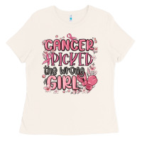 Bone cancer picked the wrong girl malia Ladies Tee - MaliasSmallBusiness