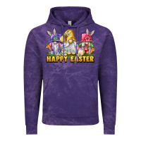 Cloud Purple Happy Easter Heifers Vintage Hoodie - LillyAllenDesigns