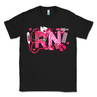 Black rn breast cancer registered nurse Classic Tee - LillyAllenDesigns