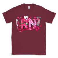 Burgundy rn breast cancer registered nurse Classic Tee - LillyAllenDesigns