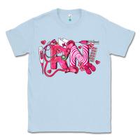 Dusty Blue rn breast cancer registered nurse Classic Tee - LillyAllenDesigns