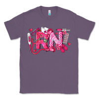 Lavender rn breast cancer registered nurse Classic Tee - LillyAllenDesigns