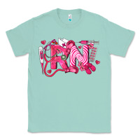 Seafoam rn breast cancer registered nurse Classic Tee - LillyAllenDesigns