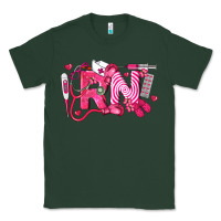 Sports Green rn breast cancer registered nurse Classic Tee - LillyAllenDesigns