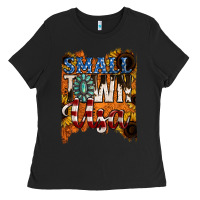 Black small town usa gemstone Ladies Tee - Jasminsmagicworld