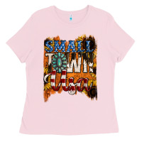 Bubblegum Pink small town usa gemstone Ladies Tee - Jasminsmagicworld