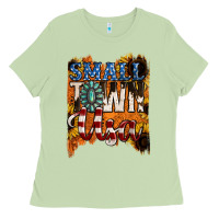 Matcha small town usa gemstone Ladies Tee - Jasminsmagicworld