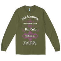 Army Green Legends are born in January shirt Long Sleeve Tee - Bettercallsaul
