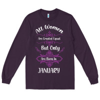 Legends Are Born In January Shirt Long Sleeve Tee | Teevron