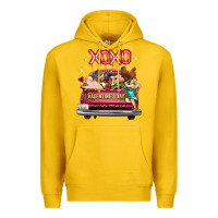 Lemon Valentine's Day Truck Farm Animals Cupid XOXO Premium Hoodie - FaDigitalArtStudio